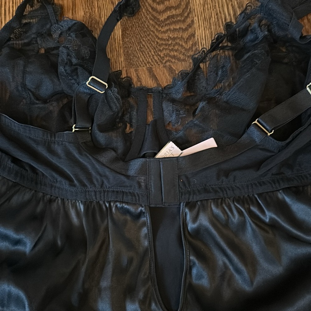 The Fabulous Full Cup Floral Embroidered Babydoll NWT VICTORIA SECRET Curvy XXL - Picture 4 of 8